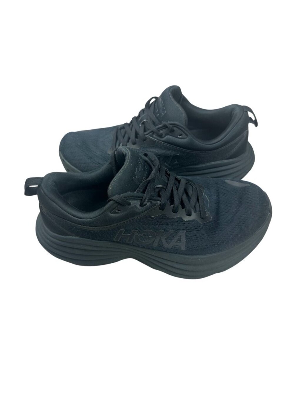Hoka One One Bondi 8 Women's Size 8.5 B (Medium) Running Black Shoes